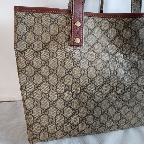 GUCCI GG Supreme Web Loop Tote Bag - Picture 3 of 13